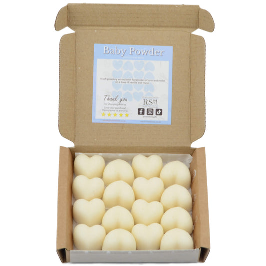 Baby Powder Scented Heart Wax Melts