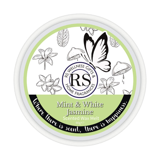Mint and White Jasmine Wax Melt