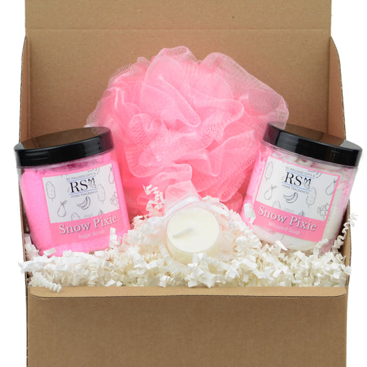 RS Wellness Luxury 3 in 1 Whipped Soap & Exfoliating Sugar Scrub Gift Set