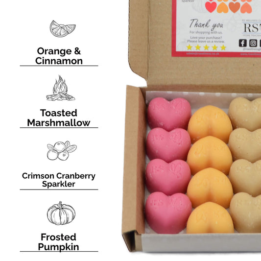 Fall Favourites Scented Heart Wax Melts
