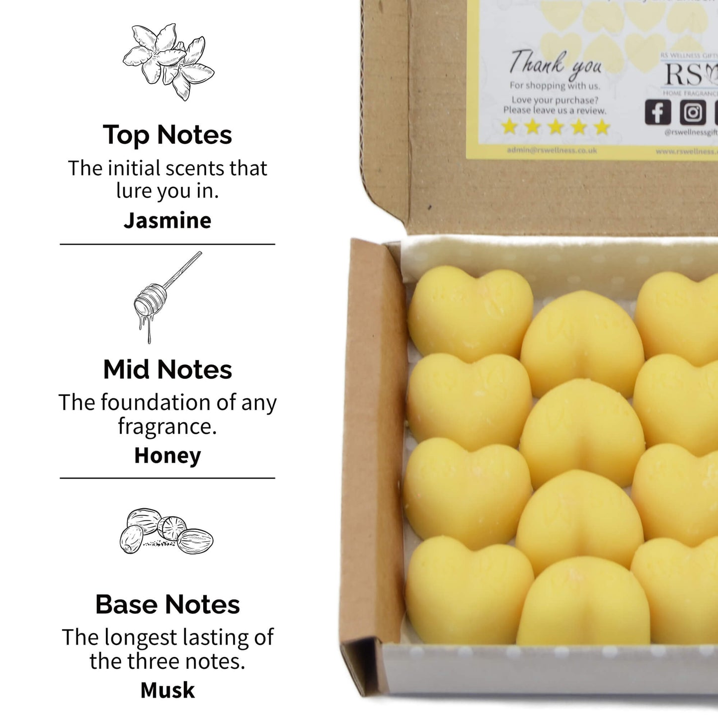 Jasmine Scented Heart Wax Melts