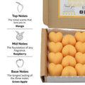 Mango Scented Heart Wax Melts