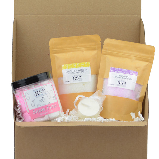 RS Wellness - Luxurious Whipped Soap and Bath Salt Gift Set