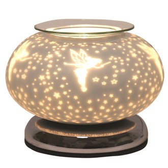 Electric Wax Melter Touch - White Satin Fairy Ellipse