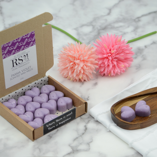 Parma Violet Scented Heart Wax Melts