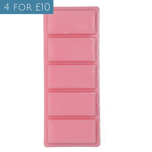 Peony and Raspberry Blush Scented Soy Wax Snap Bar 50g