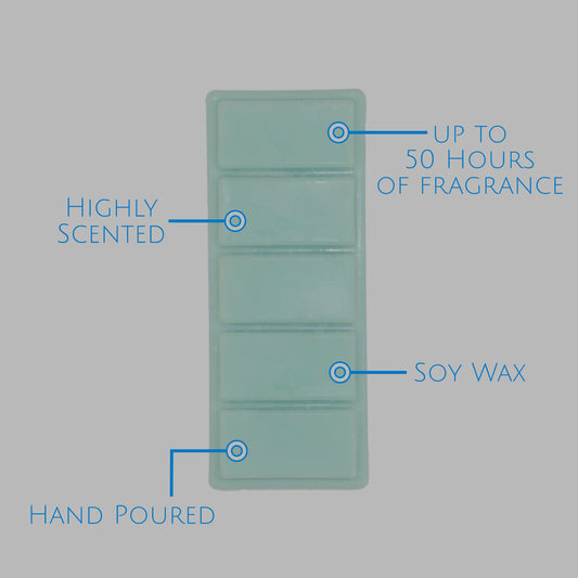 Sea Spray Scented Soy Wax Snap Bar 50g