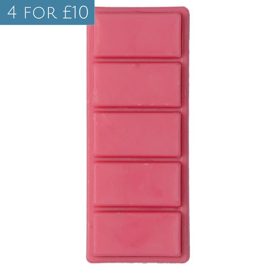 Strawberries and Cream Scented Soy Wax Snap Bar 50g